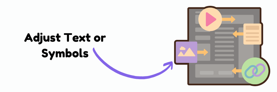 Step 3: Adjust Text or Symbols - VDraw AI