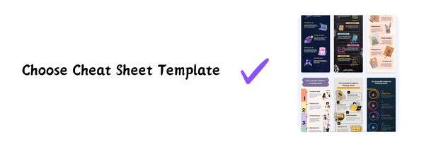 Choose Cheat Sheet Template - VDraw AI