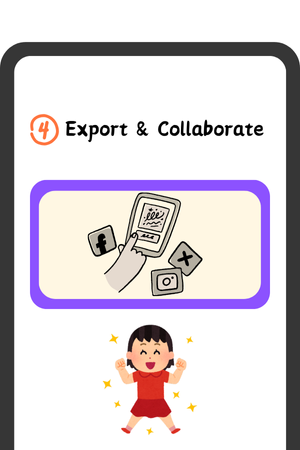 Export and Collaborate - VDraw AI